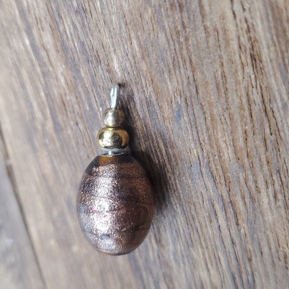 Mocha sparkle orb glass pendant - Picture 2 of 2